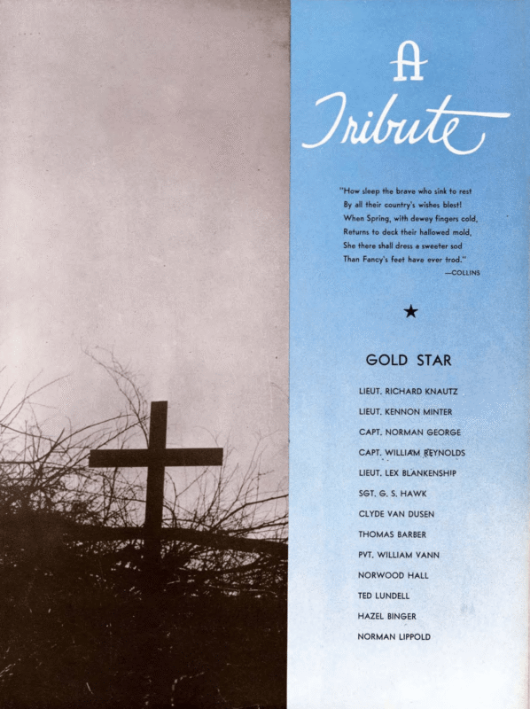 Bob Jones University | 1946 Vintage Tribute page