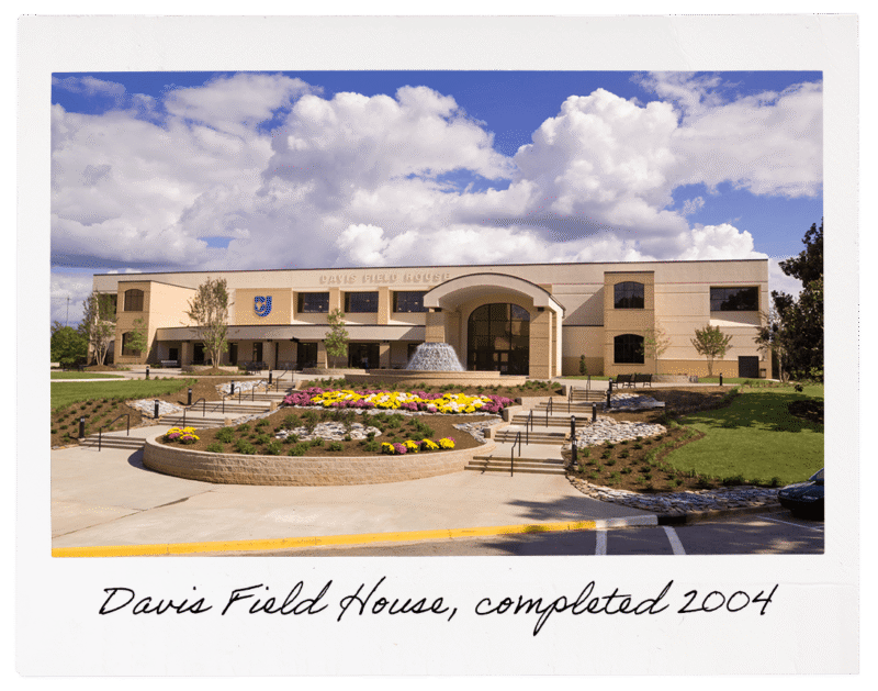 Davis Field house, completed 2004