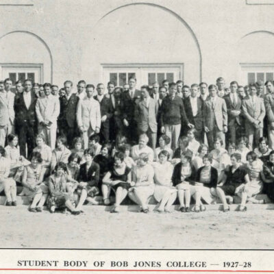 1927-28 student body of Bob Jones College
