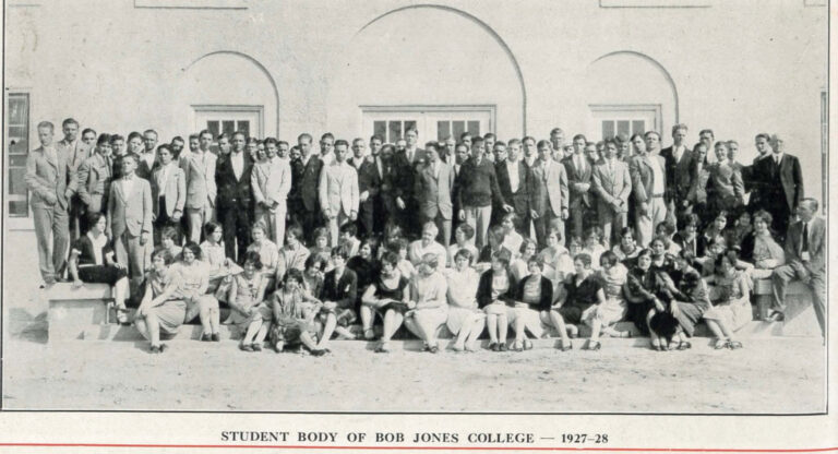1927-28 student body of Bob Jones College